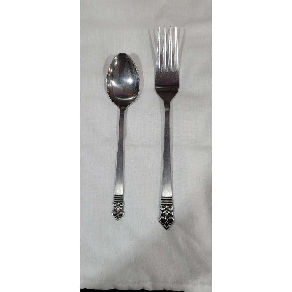 Spoon and Fork CAMBRIDGE Decorative Stainless Flatware Japan